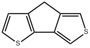 4H-Cyclopenta[2,1-b:3,4-c']dithiophene Struktur