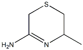 2H-1,4-Thiazin-3-amine,5,6-dihydro-5-methyl-(9CI) Struktur