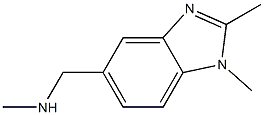 1H-Benzimidazole-5-methanamine,N,1,2-trimethyl-(9CI) Struktur