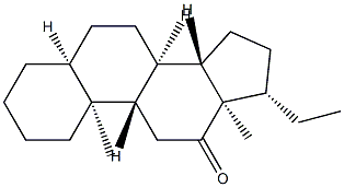 5β-Pregnan-12-one Struktur