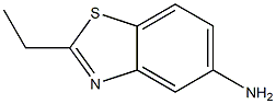 5-Benzothiazolamine,2-ethyl-(9CI) Struktur