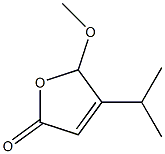 2(5H)-Furanone,5-methoxy-4-(1-methylethyl)-(9CI) Struktur