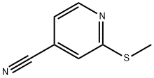 4-Pyridinecarbonitrile,2-(methylthio)-(9CI) Struktur