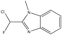 1H-Benzimidazole,2-(chlorofluoromethyl)-1-methyl-(9CI) Struktur