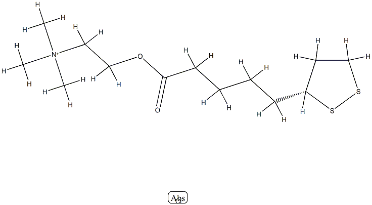 alpha- lipoid acid choline ester Struktur