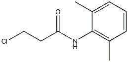 3-chloro-N-(2,6-dimethylphenyl)propanamide Struktur