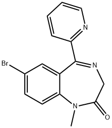 N-Methyl bromoazepam Struktur