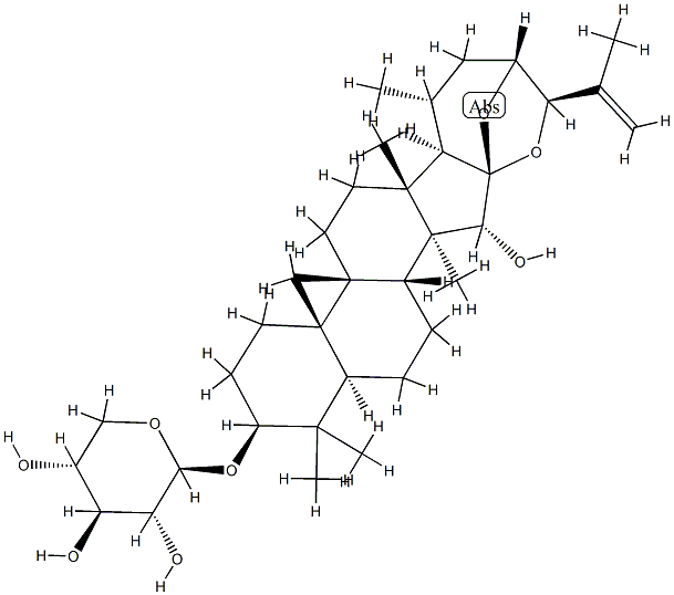 25-脫氫升麻醇 3-O-BETA-D-木糖苷 結(jié)構(gòu)式