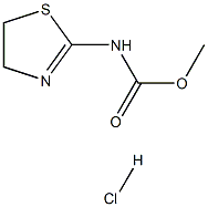 -delta-2,N-Thiazolidinecarbamic  acid,  methyl  ester,  monohydrochloride  (8CI) Struktur