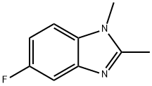 1H-Benzimidazole,5-fluoro-1,2-dimethyl-(9CI) Struktur