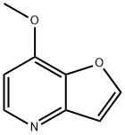 Furo[3,2-b]pyridine,7-methoxy-(9CI) Struktur