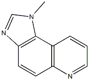 1H-Imidazo[4,5-f]quinoline,1-methyl-(8CI,9CI) Struktur