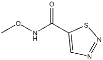 1,2,3-Thiadiazole-5-carboxamide,N-methoxy-(9CI) Struktur