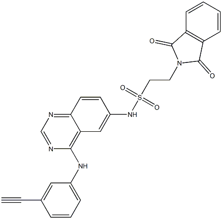 Erlotinib Hydrochloride Structure