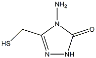 3H-1,2,4-Triazol-3-one,4-amino-2,4-dihydro-5-(mercaptomethyl)-(9CI) Struktur