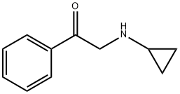 2-(Cyclopropylamino)-1-phenylethanone Struktur