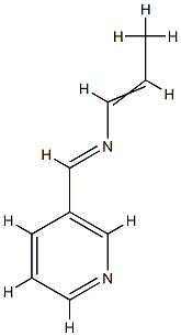 1-Propen-1-amine,N-(3-pyridinylmethylene)-(9CI) Struktur