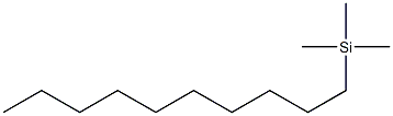 Decyltrimethylsilane Struktur