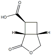 3-Oxabicyclo[3.2.0]heptane-6-carboxylicacid,4-oxo-,(1R,5R,6R)-rel-(9CI) Struktur