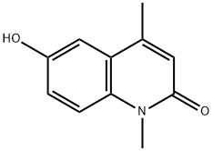 2(1H)-Quinolinone,6-hydroxy-1,4-dimethyl-(9CI) Struktur