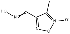 1,2,5-Oxadiazole-3-carboxaldehyde, 4-methyl-, 3-oxime, 5-oxide (9CI) Struktur