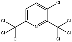 Pyridine 3-chloro-2,6-bis[trichloromethyl]- Struktur