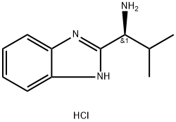 (S)-(-)-2-(a-(i-propyl)methanamine)-1H-benzimidazole, min. 98% (S)-i-Pr-BIMAH Struktur