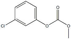 Carbonic acid m-chlorophenyl=methyl Struktur