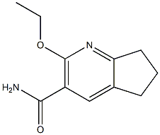 5H-Cyclopenta[b]pyridine-3-carboxamide,2-ethoxy-6,7-dihydro-(9CI) Struktur