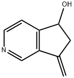 5H-Cyclopenta[c]pyridin-5-ol,6,7-dihydro-7-methylene-(9CI) Struktur