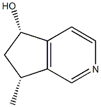 5H-Cyclopenta[c]pyridin-5-ol,6,7-dihydro-7-methyl-,(5R,7S)-rel-(9CI) Struktur