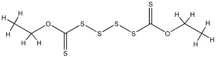 Bis(ethoxythiocarbonyl) pertetrasulfide Struktur