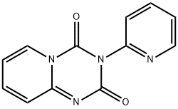 3-(2-Pyridyl)-2H-pyrido[1,2-a]-s-triazine-2,4(3H)-dione Struktur