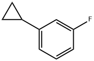 Benzene, 1-cyclopropyl-3-fluoro- Struktur