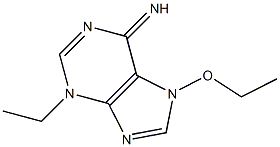 6H-Purin-6-imine,7-ethoxy-3-ethyl-3,7-dihydro-(9CI) Struktur