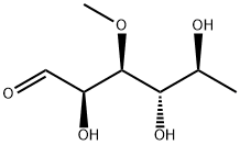 6-Deoxy-3-O-methyl-L-altrose Struktur