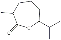 2-Oxepanone,3-methyl-7-(1-methylethyl)-(9CI) Struktur