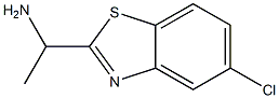 2-Benzothiazolemethanamine,5-chloro-alpha-methyl-(9CI) Struktur