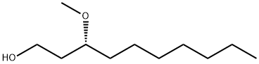 1-Decanol, 3-Methoxy-, (3R)- Struktur