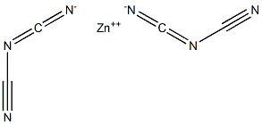 zinc bis(cyanocyanamidate)  Struktur