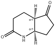 1H-Cyclopenta[b]pyridine-2,5-dione,hexahydro-,(4aR,7aR)-rel-(9CI) Struktur