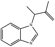 1H-Benzimidazole,1-(1,2-dimethyl-2-propenyl)-(9CI) Struktur