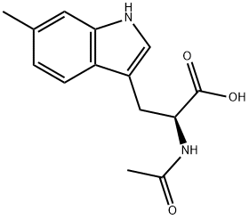 Ac-DL-6-Methyltryptophan Struktur