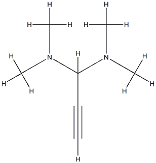 2-Propyne-1,1-diamine,N,N,N,N-tetramethyl-(9CI) Struktur