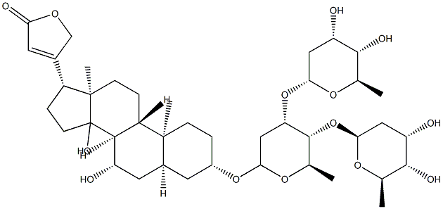 7-hydroxydigitoxin Struktur