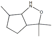 1H-Cyclopent[c]isoxazole,hexahydro-3,3,6-trimethyl-(9CI) Struktur