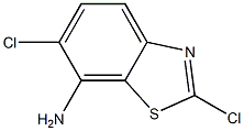 7-Benzothiazolamine,2,6-dichloro-(9CI) Struktur