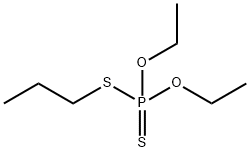 O，O-diethyl-S-propyl dithiophosphate Struktur