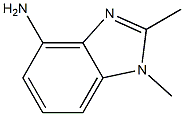 1H-Benzimidazol-4-amine,1,2-dimethyl-(9CI) Struktur