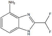 1H-Benzimidazol-4-amine,2-(difluoromethyl)-(9CI) Struktur